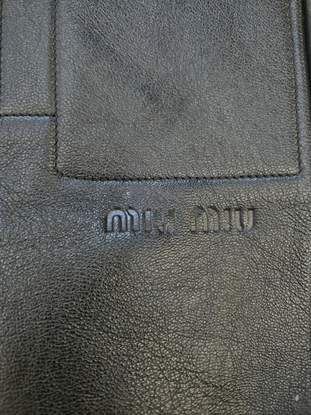 Miu Miu Leather Crossbody Sling Bag